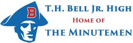 T.H. Bell Logo with T.H. Bell Jr. High Home of the Minutemen